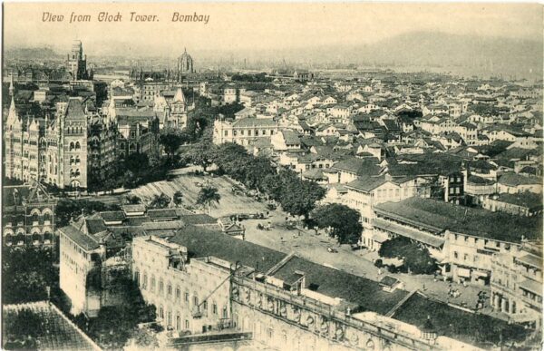 India Bombay View from Clock Tower