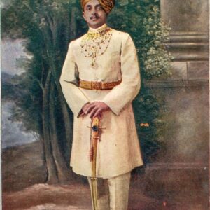 India Raja Wadiyar Bahadur Bas Relief Postcard