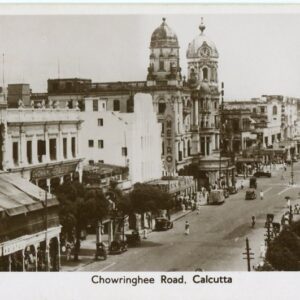 India Calcutta Chowringhee Road photocard
