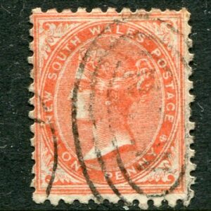 1886 NSW Australia 1d perf 11 x 12 Used Sg 243a