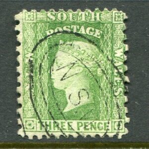 1882 NSW Australia 3d perf 12x10 Used Sg 226ca