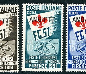 1950 Trieste Italy Zone A Gymnastic Festival *
