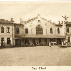 Romania Gara Filaret Bucharest postcard