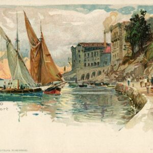 Monaco Port Watercolour Manuel Wielandt