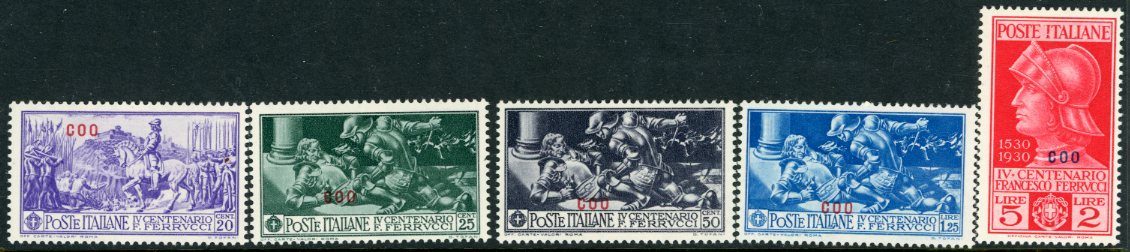 1930 Dodecanese Kos Coo on Ferrucci Set *