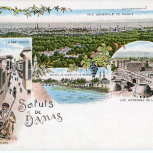 Syria Damas multi view Litho ed Herman Seibt