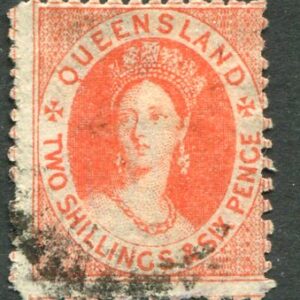 1880 Queensland Australia 2s6d Used Sg 122