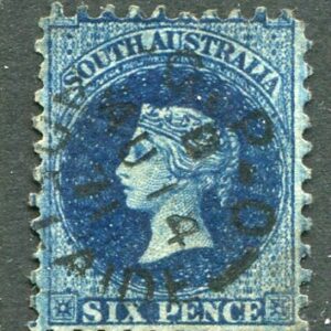 1871 South Australia 6d perf 10 Used Sg 96