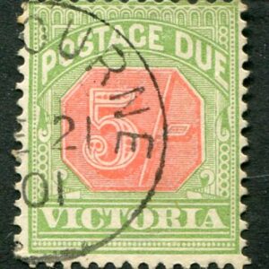 1895 Victoria Postage Due 5s Used Sg D20