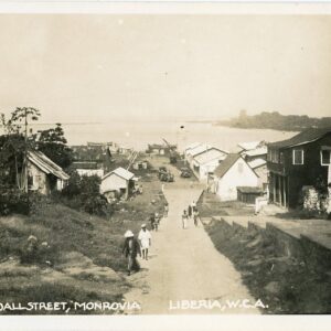 Liberia Monrovia Randall Street photocard