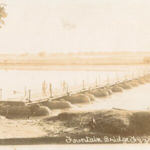 India Faizabad Fountain Bridge photocard