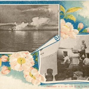 Japan Land Fort Bombardment from a Cruiser