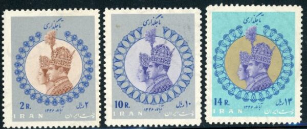 1967 Persia Shah and Empress Farah Coronation **