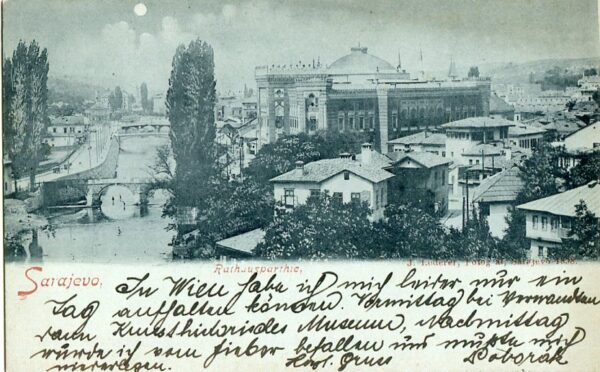 1899 Bosnia Usora to Korneuburg Sarajevo ed Lederer