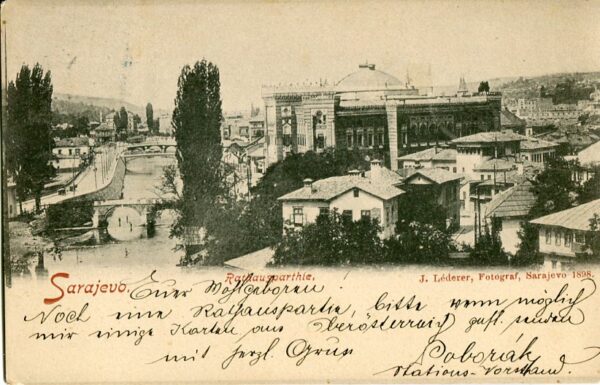 1899 Bosnia Usora to Korneuburg Sarajevo ed Lederer