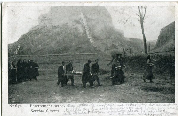 Serbia 1915 Serbian Funeral photocard