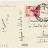 Serbia Belgrade 1955 Photocard to Rome - Image 2