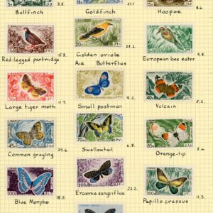 1965 Lebanon Birds and Butterflies set of 18 *