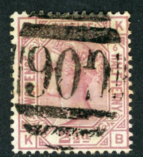 1876-79 British Levant Beirut 2 1/2d plate 6 Sg Z7
