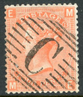 1865-73 British Levant Istanbul 4d plate 13 Sg Z92