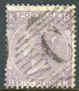 1865-67 British Levant Istanbul 6d plate 5 Sg Z99