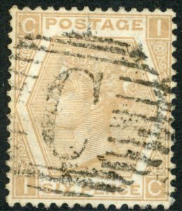 1872-73 British Levant Istanbul 6d plate 11 Sg Z102