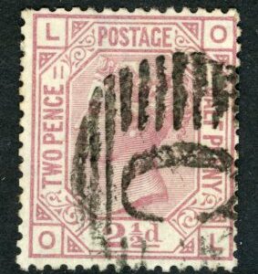1876-79 British Levant Istanbul 2 1/2d plate 11 Sg Z81