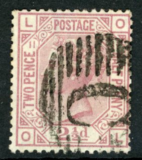 1876-79 British Levant Istanbul 2 1/2d plate 11 Sg Z81