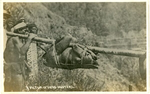 Philippines Victim of Head Hunters photocard