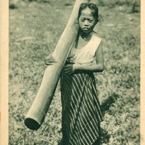 Philippines Scheut Missionary Girl Water Carrier