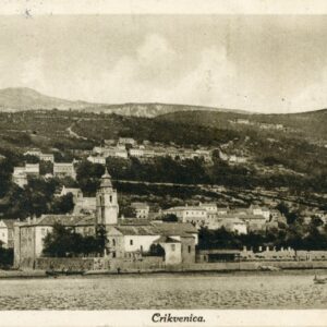 Croatia Crikvenica photocard 1924 to Czechoslovakia