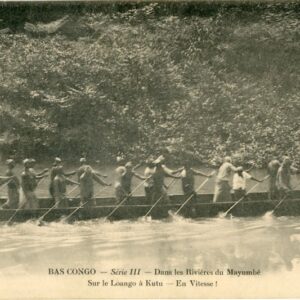 Belgium Congo Mayombe Loango River Canoe