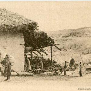 Romania Landscape Elderly Woman ed Saraga & Schwartz