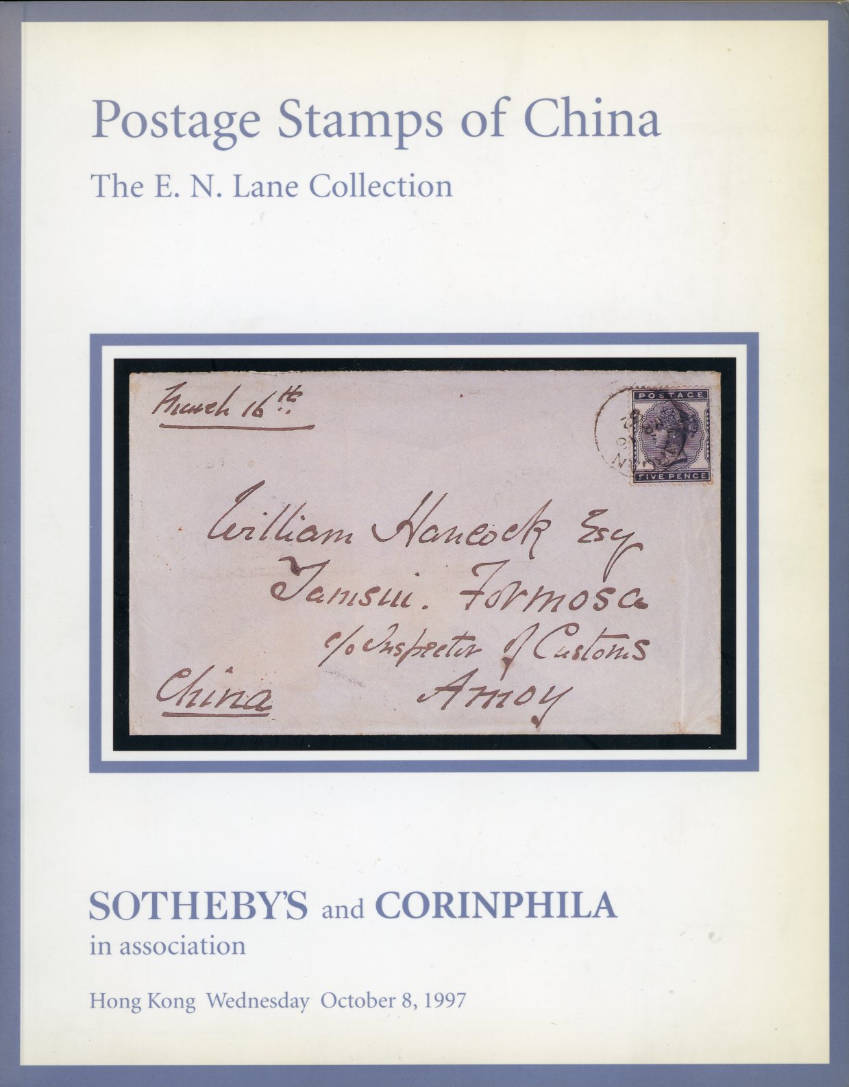 China Lane Collection 1997 Sotheby's and Corinphila