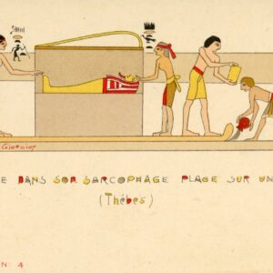 Egypt Pharoah series Mummy in Sarcophagus Thebes