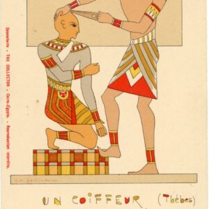 Egypt Pharoah series Hairdresser at Thebes