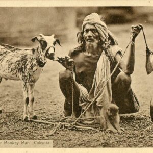 India Calcutta Monkey Man ed Thacker, Spink