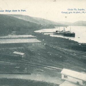 Belgian Congo Matadi Steamer at Port 1907