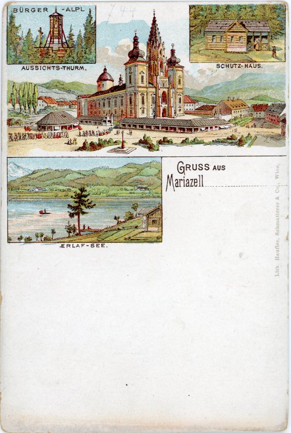 Austria Gruss aus Mariazell ed Haufler Schmulterer