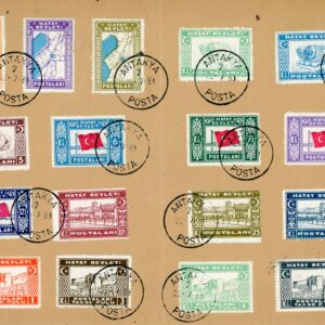 1939 Hatay Antakya Complete Sets on Cover