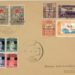 1939 Hatay Alexandrette Kessab Mix Values Cover