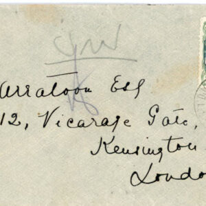 1916 Persia Djoulfa Censored to London