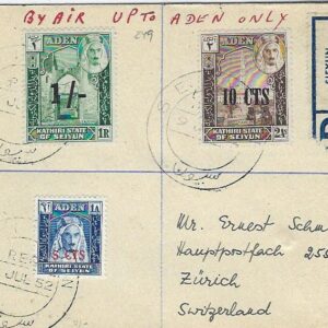 1952 Aden Seiyun Registered to Zurich