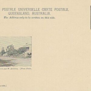 1900s Queensland Charleville and Railway 1/2d Picture Stationery