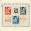 1945 Czechoslovakia Kosice issue Set and Block * - Image 2
