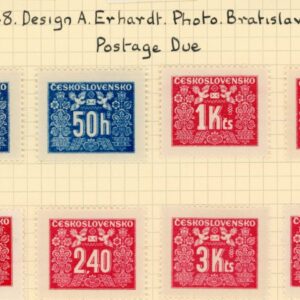 1946-48 Czechoslovakia Postage Due Set *
