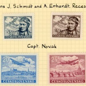 1946-47 Czechoslovakia Airmails Set *