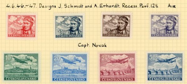 1946-47 Czechoslovakia Airmails Set *