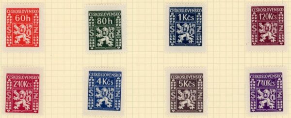 1947 Czechoslovakia Officials Set *
