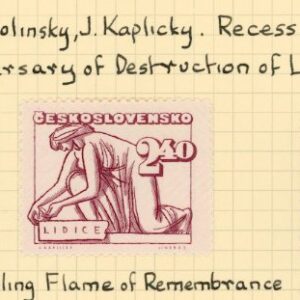 1947 Czechoslovakia Destruction of Lidice Set *